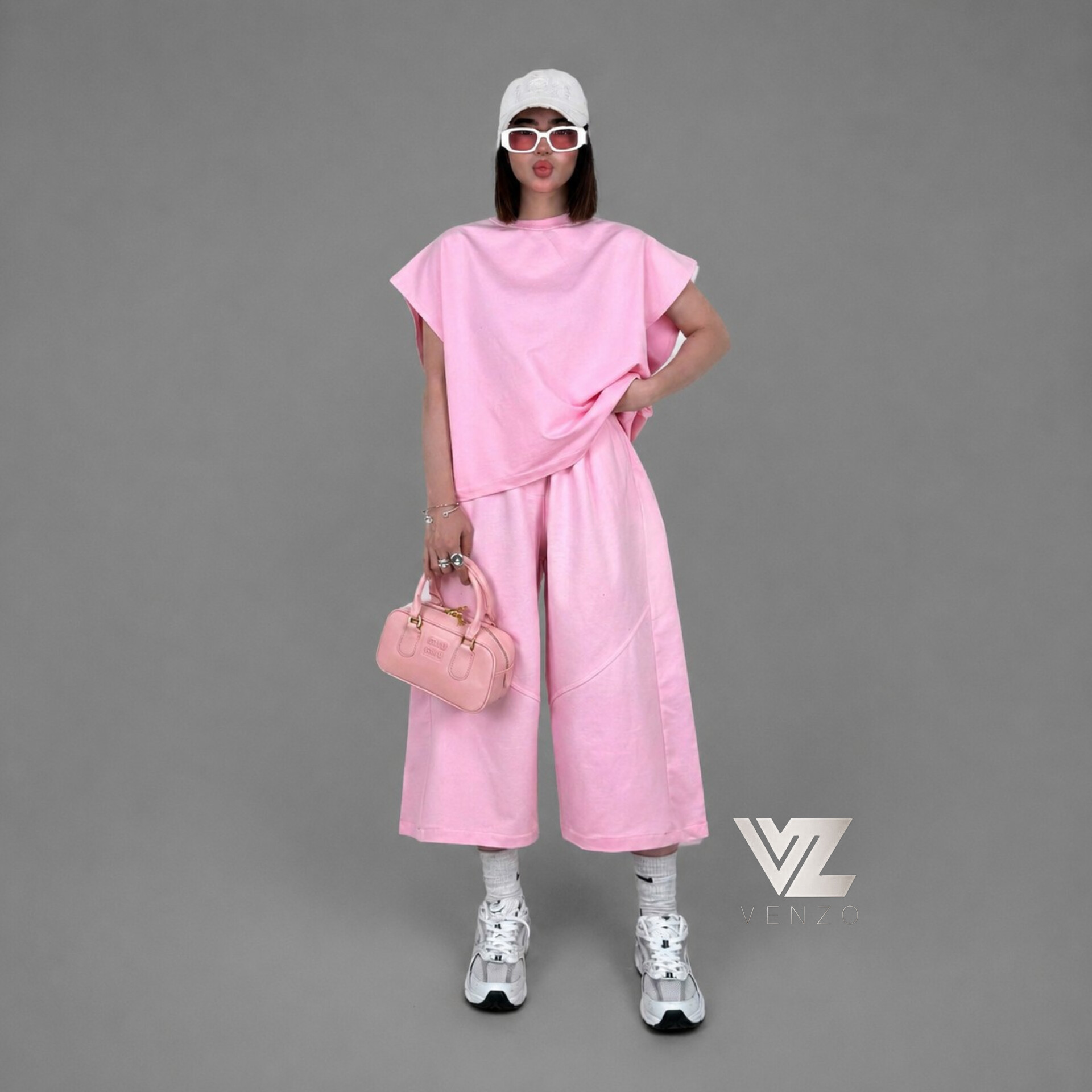 ست زنانه دخترانه 2 تیکه وارداتی وست و شلوار